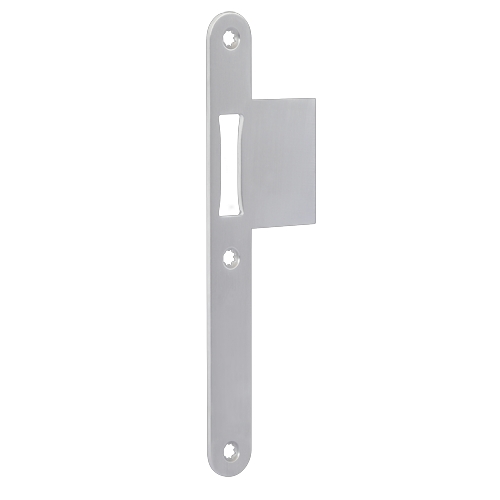 [B-90000-54-L-8] BKS SLUITPLAAT MET LIP VOOR PANIEKSLOT AUTOMATIC (DIN gauche = Belgique droite, Arrondi, 36)