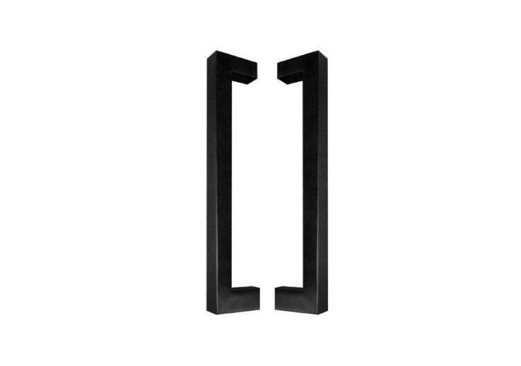 U90°K 01 ⧄ 30/30 POIGNÉE DE PORTE EN ALUMINIUM - paire