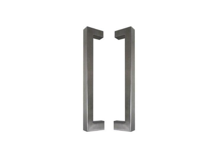 POIGNÉE DE PORTE EN ACIER INOXYDABLE MODÈLE U90°K 01 ⧄ 30/30 - paire