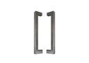 INOX DEURGREEP MODEL U90°K 01 ⧄ 30/30 - paar