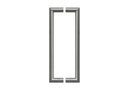 INOX DEURGREEP MODEL U90° Ø 32 - paar