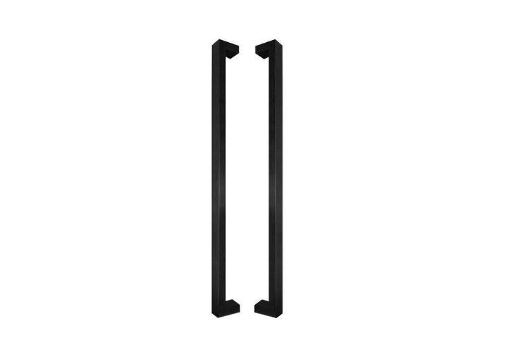 [411720] ALUMINIUM-TÜRGRIFF MODELL U90°K 03 ⧄ 40/20 - Paar (201-300)
