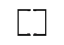 ALUMINIUM-TÜRGRIFF MODELL DK 02 ⧄ 20/40 - Paar