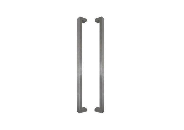 [325150] INOX DOOR HANDLE MODEL U90°K 03 ⧄ 40/20 - pair (201-300)