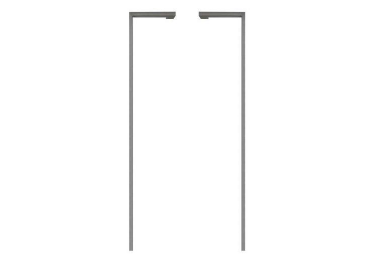 [327005 LI.] EDELSTAHL-TÜRGRIFF MODELL DK 05 ⧄ 20/40 - Paar (Linksweisend)