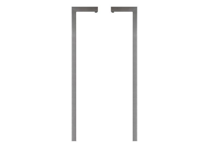 [328005 LI.] EDELSTAHL-TÜRGRIFF MODELL DK 06 ⧄ 40/20 - Paar (Linksweisend)