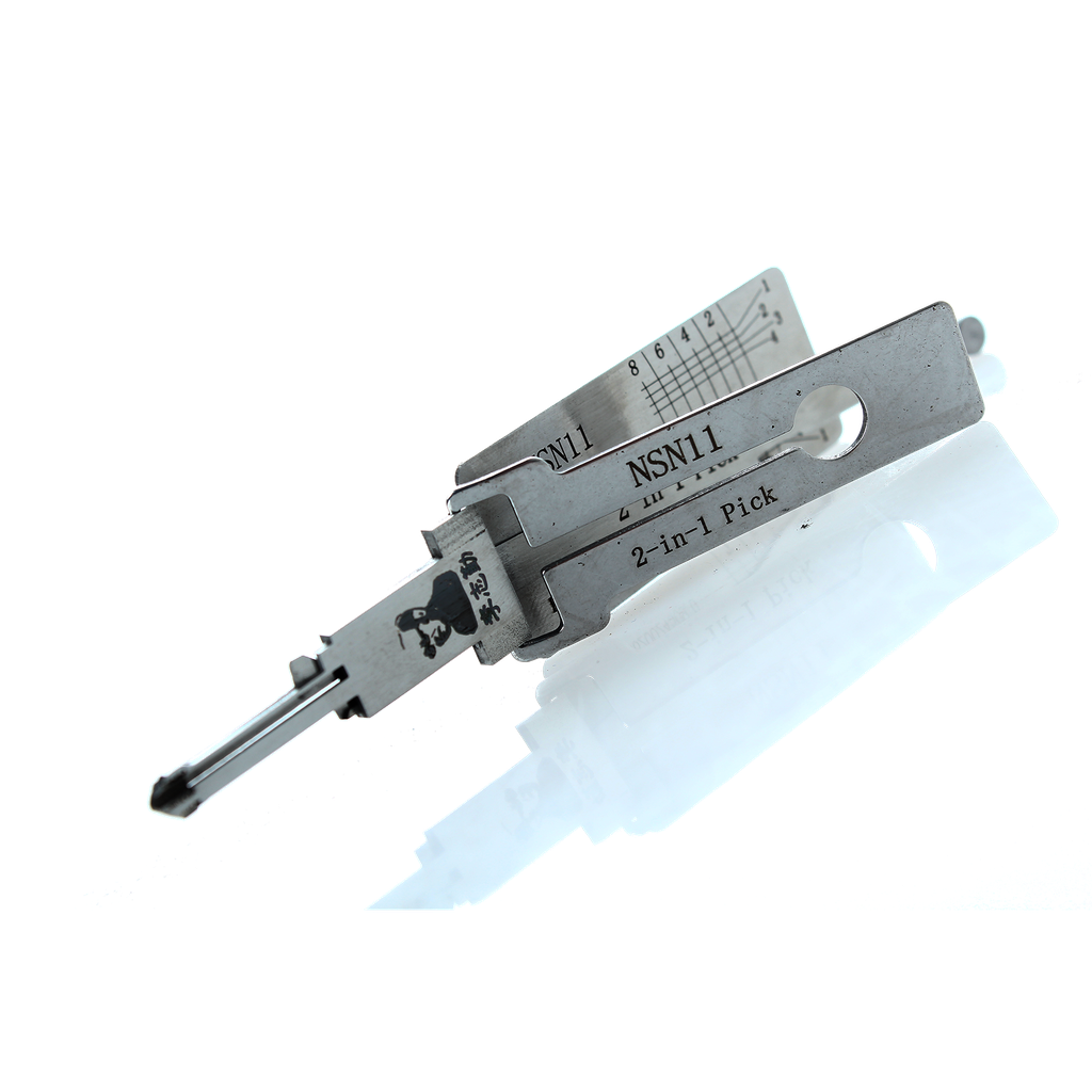 LISHI 2-IN-1 PICK EN DECODER VOOR NISSAN/ FORD/ INFINITI/ SUBARU NSN11