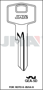 JMA BRUTE SLEUTEL PROFIEL GEA-5D