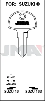 JMA BRUTE SLEUTEL PROFIEL SUZU-16