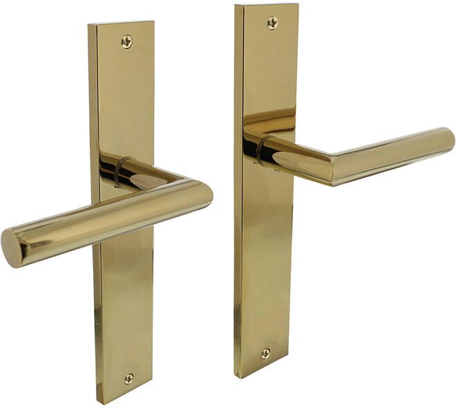 [0013.174311] INTERSTEEL DEURKRUK BASTIAN OP SCHILD BLIND RECHTHOEKIG (Messing)