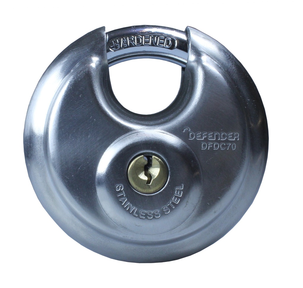 [DFDC70] SQUIRE DEFENDER ROND Ø70 DISCUS HANGSLOT (Verschillend sluitende sleutel (VS))