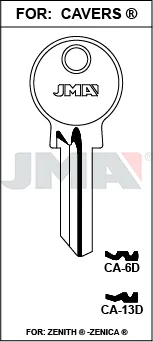 [CA-6D] JMA BRUTE SLEUTEL PROFIEL CA-6D