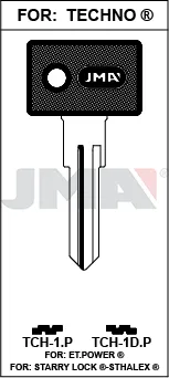 JMA BRUTE SLEUTEL PROFIEL TCH-1DP