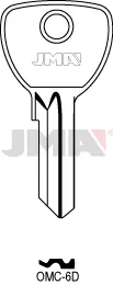 JMA BRUTE SLEUTEL PROFIEL OMC-6D