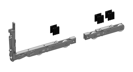 [PMKB0500-100012] CHARIOT SI-SIEGENIA HS200 TS C1 POUR FENÊTRE LEVANTE-COULISSANTE