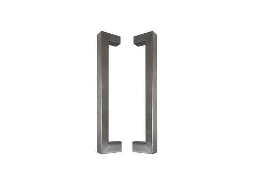 POIGNÉE DE PORTE EN ACIER INOXYDABLE MODÈLE U90°K 01 ⧄ 30/30 - paire