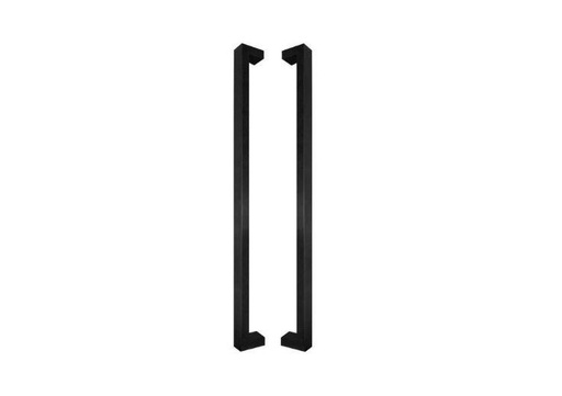 ALUMINIUM DOOR HANDLE MODEL U90°K 03 ⧄ 40/20 - pair