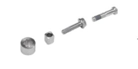 [83003705] DORMA TS 71/72/73/83 KOPPELSTUK VOOR ASVERLENGING 16MM BIJ SCHAARARM DEURPOMP