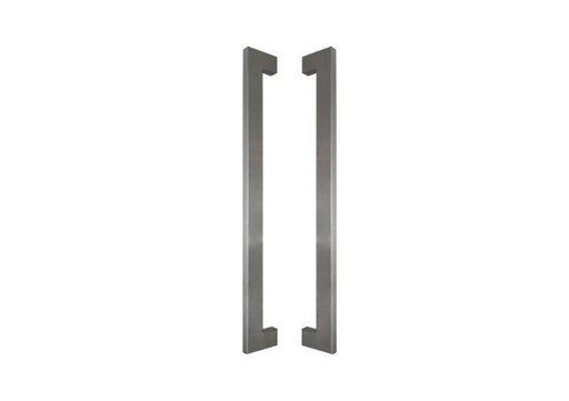 INOX DEURGREEP MODEL U90°K 02 ⧄ 20/40 - paar