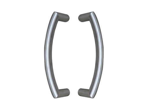 POIGNÉE DE PORTE EN INOX MODÈLE U90° G Ø 32 - paire