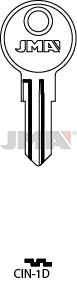 [CIN-1D] JMA BRUTE SLEUTEL PROFIEL CIN-1D